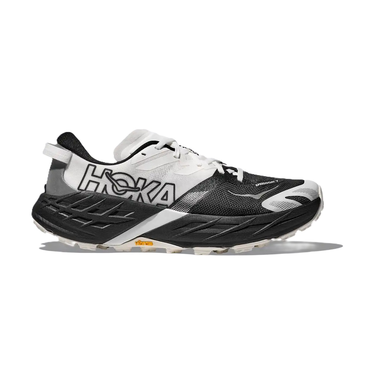 Hoka Speedgoat 7 Trail Shoes - Black/White